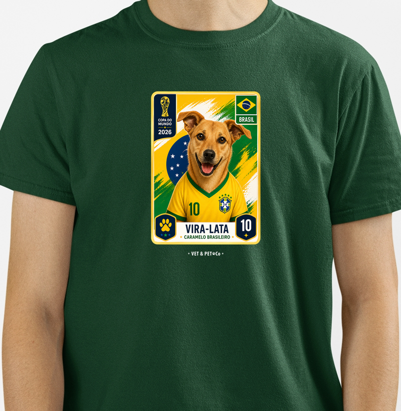 Vira-lata Caramelo Brasileiro - Versão Copa do Mundo