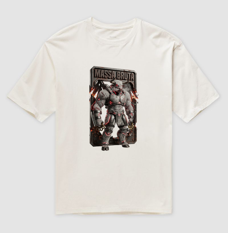 Camiseta Oversized Bragantino - Massa Bruta
