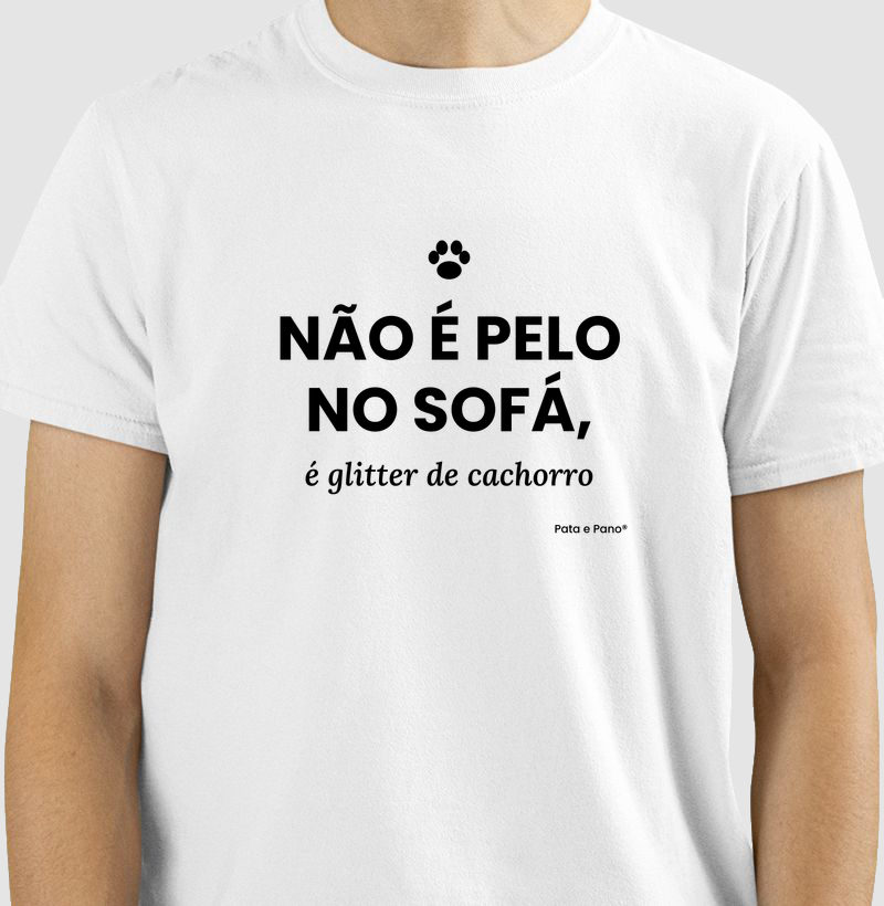 CAMISETA GLITTER DE CACHORRO - Camiseta