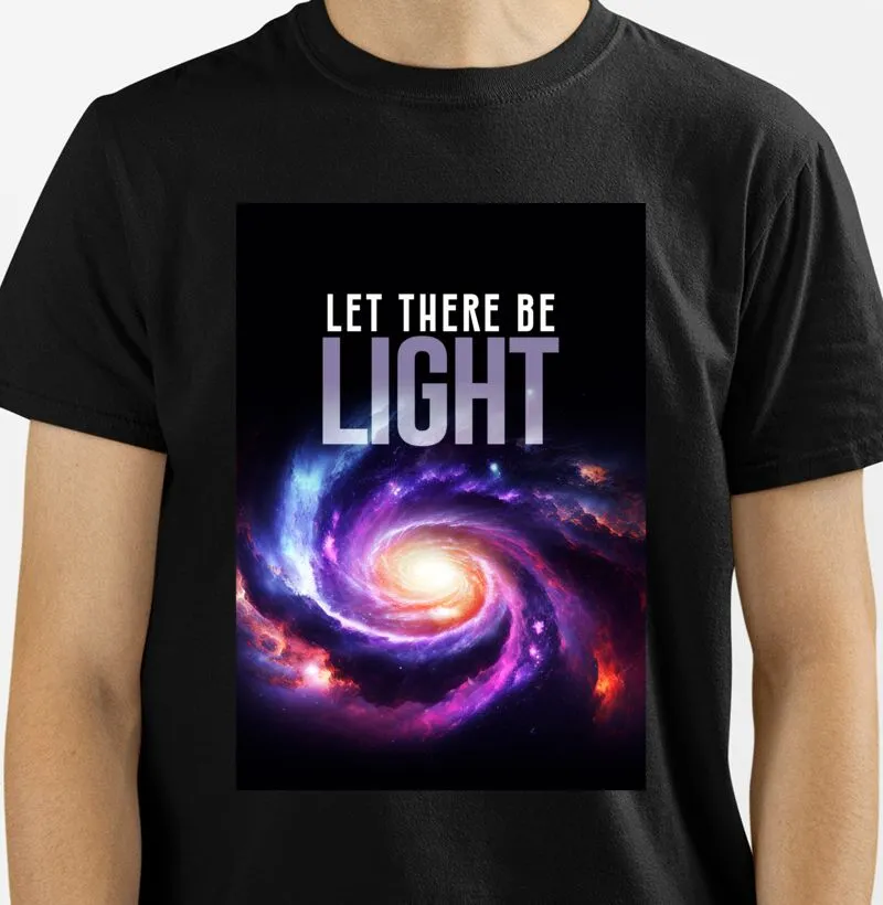 Let there be light - Haja Luz! camiseta qualidade Reserva