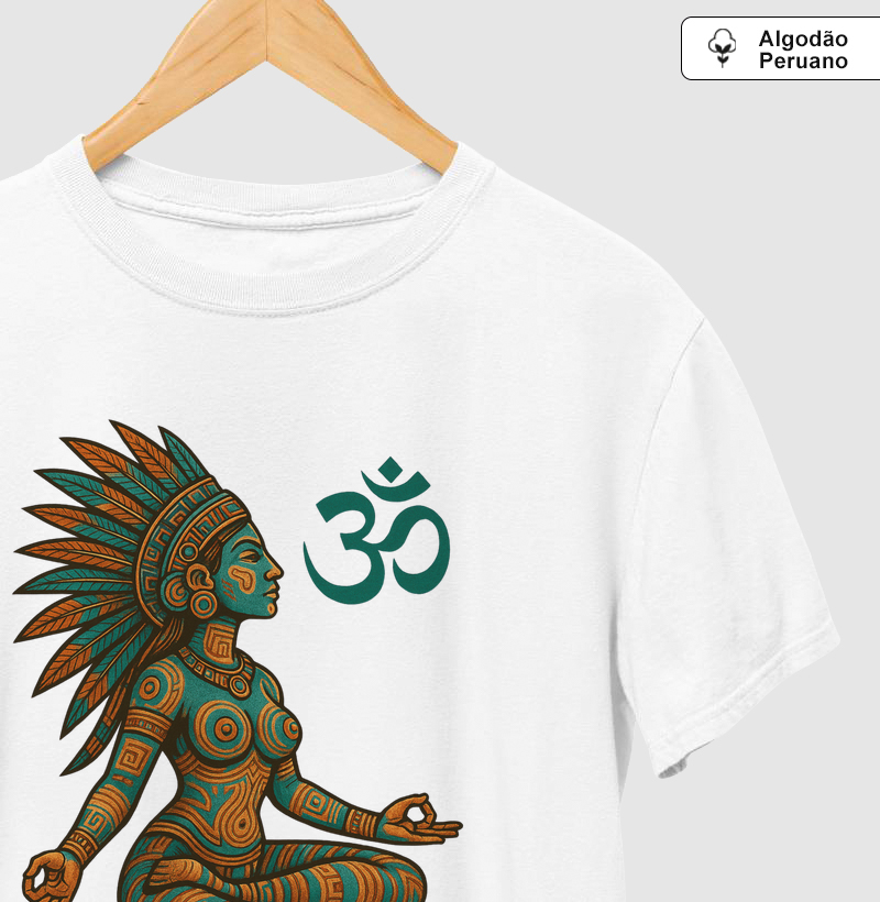 RAINHA ASTECA MEDITANDO 