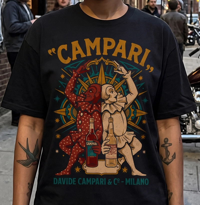 Campari: dos lados da mesma história. 🍸🎭