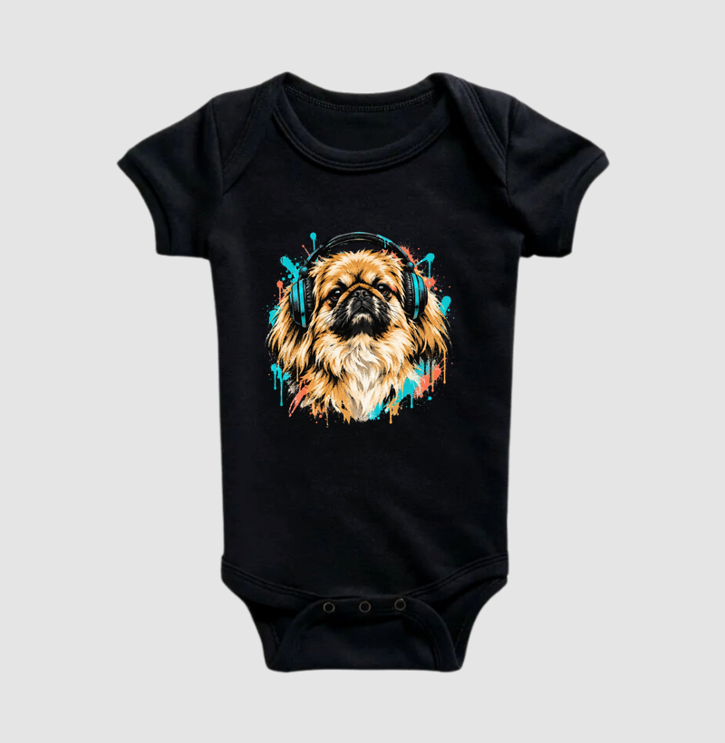 Cachorro Urbano com Fone - Body Infantil