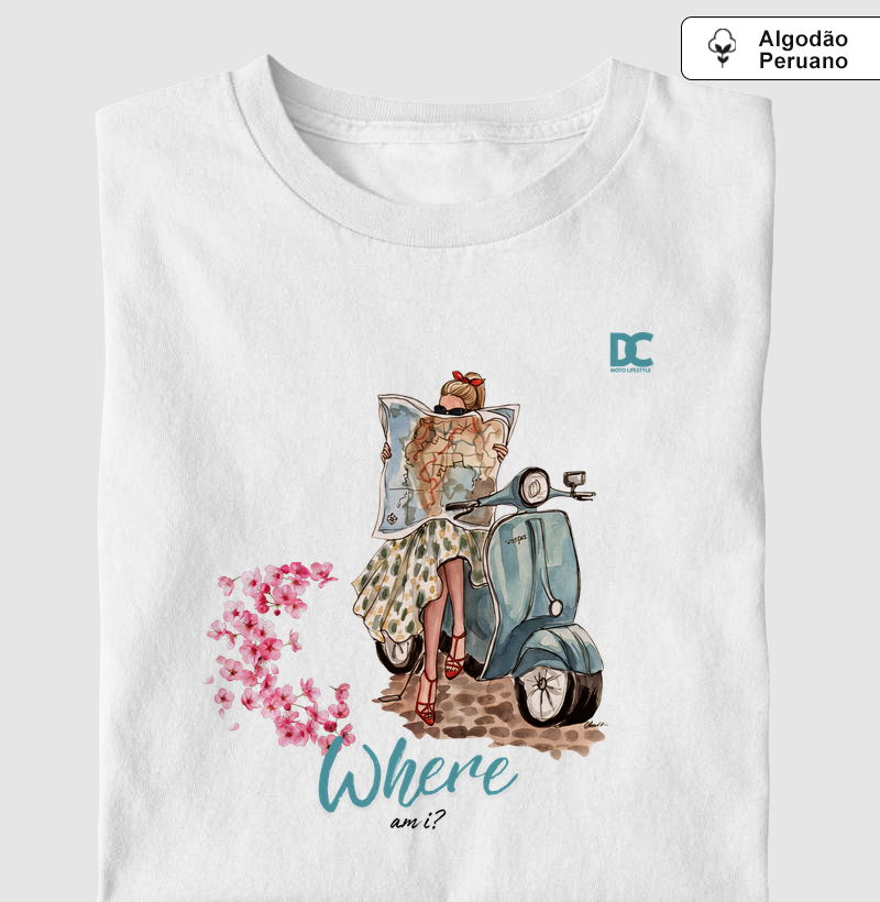 Camiseta Onde estou?
