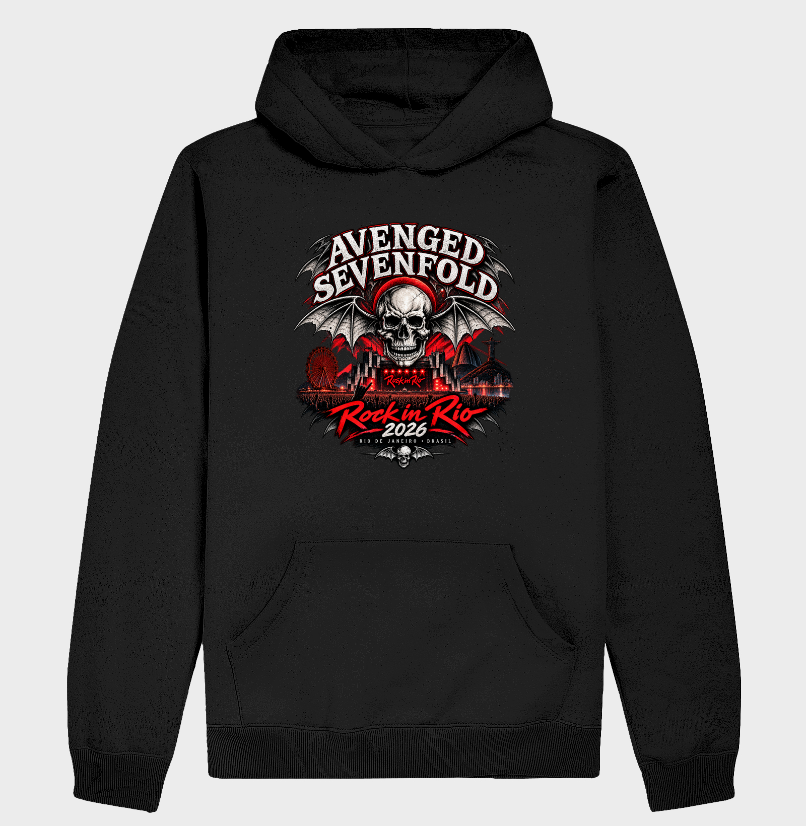 Avenged Sevenfold — Rock in Rio 2026 - Hoodie Moletom