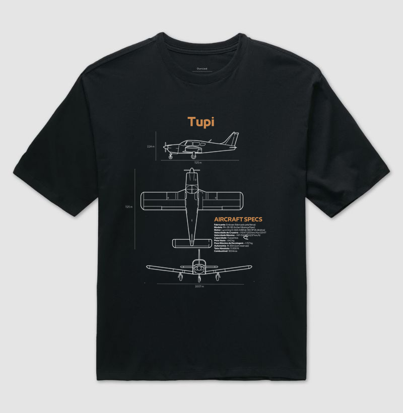Embraer EMB-712 "Tupi" - Blueprint