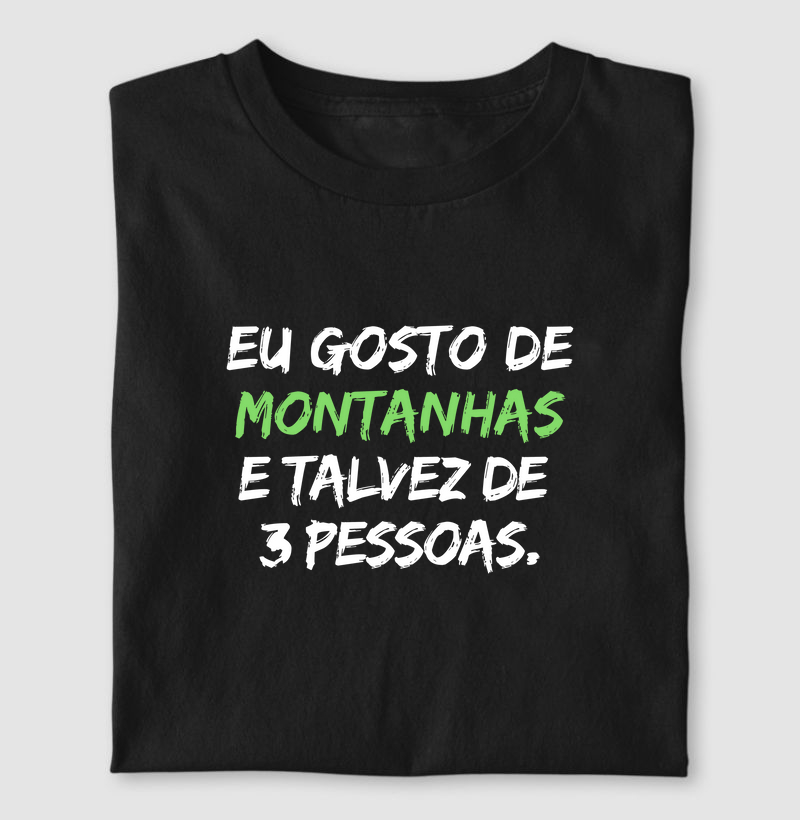 Camiseta Eu gosto de montanhas