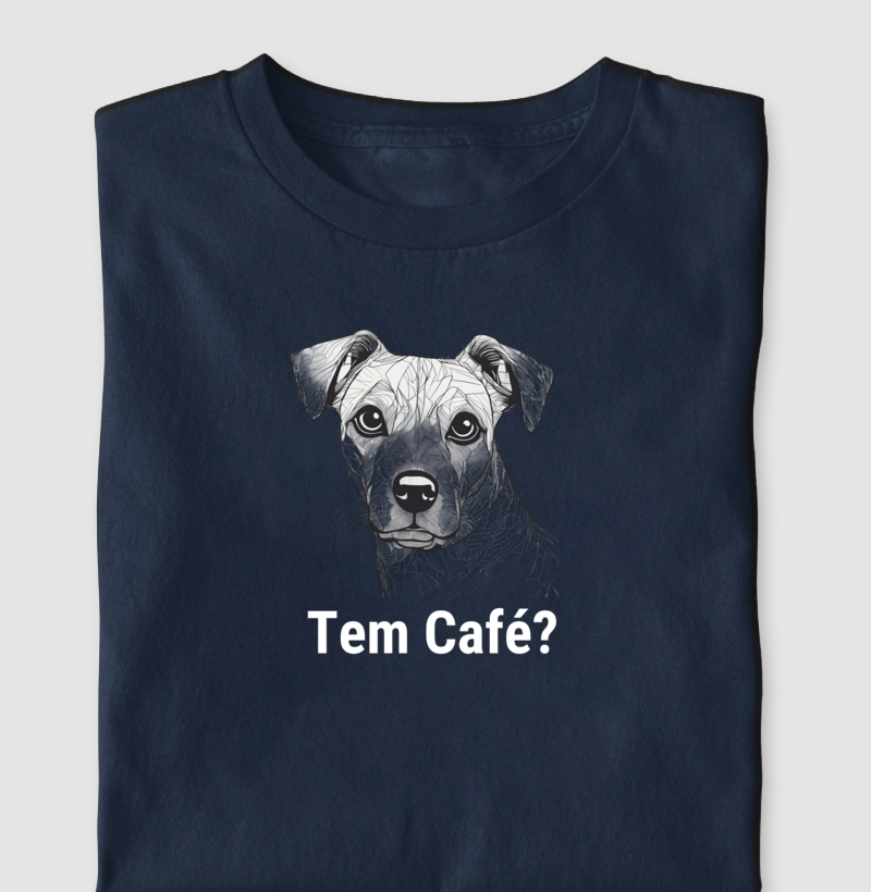 Camiseta Tem Café Algodão Nacional