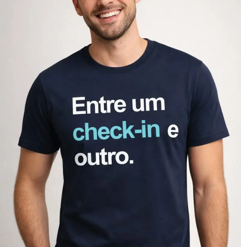 Entre um check-in e outro