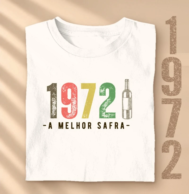 Camiseta Vinho - A Melhor Safra 1972
