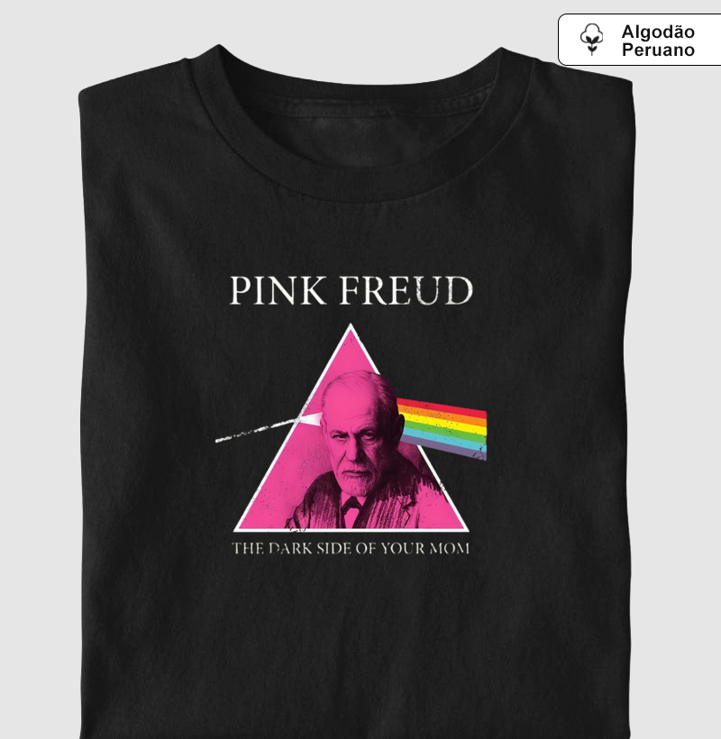 Camiseta Algodão Peruano Pink Freud