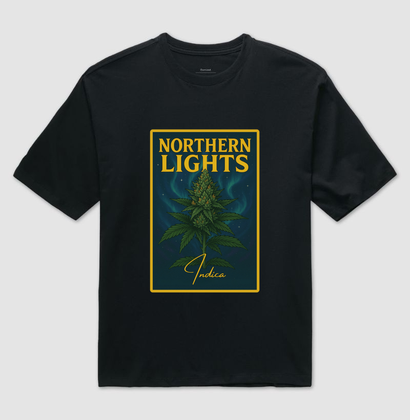 Camiseta oversized - Northern Lights