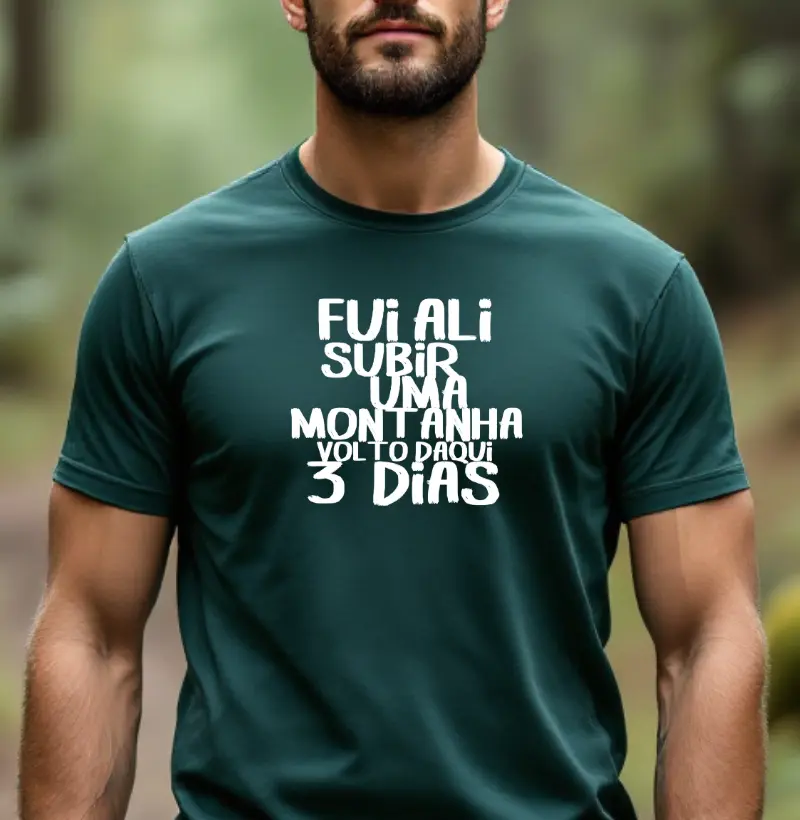 T-Shirt Terapia de Altitude | Fui Ali Na Montanha