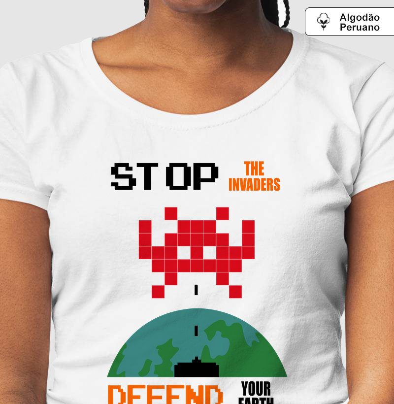STOP THE INVADERS – Think Tee