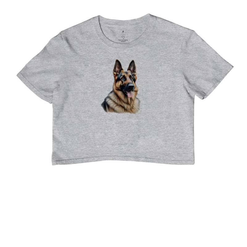 Pastor Alemão - Camiseta Crooped