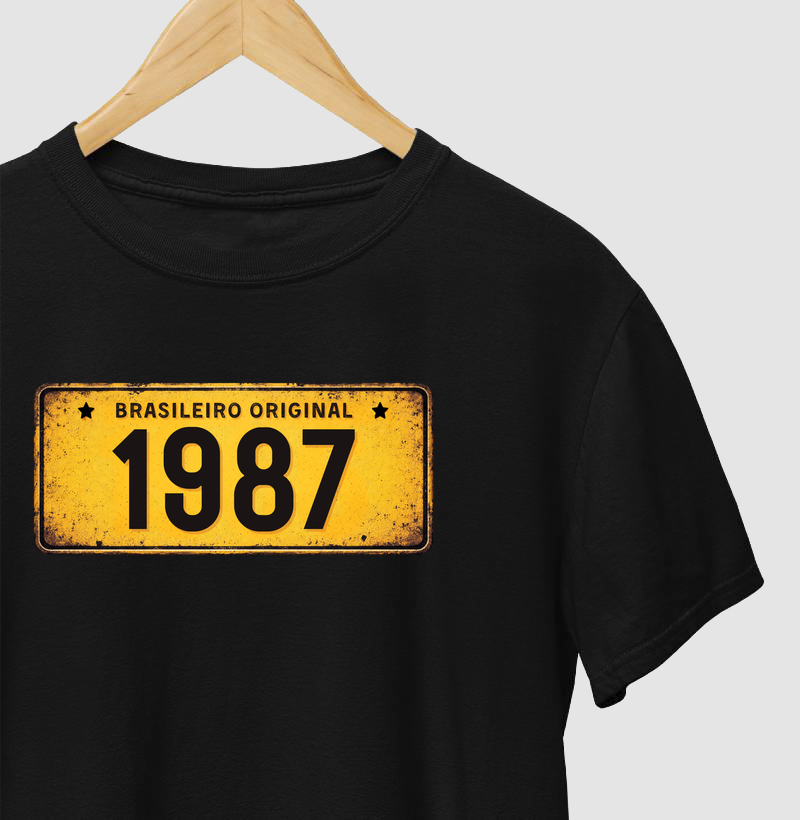 Placa Amarela 1987