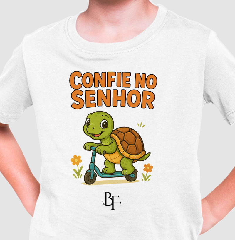 Confie no Senhor - Tartaruga patinete