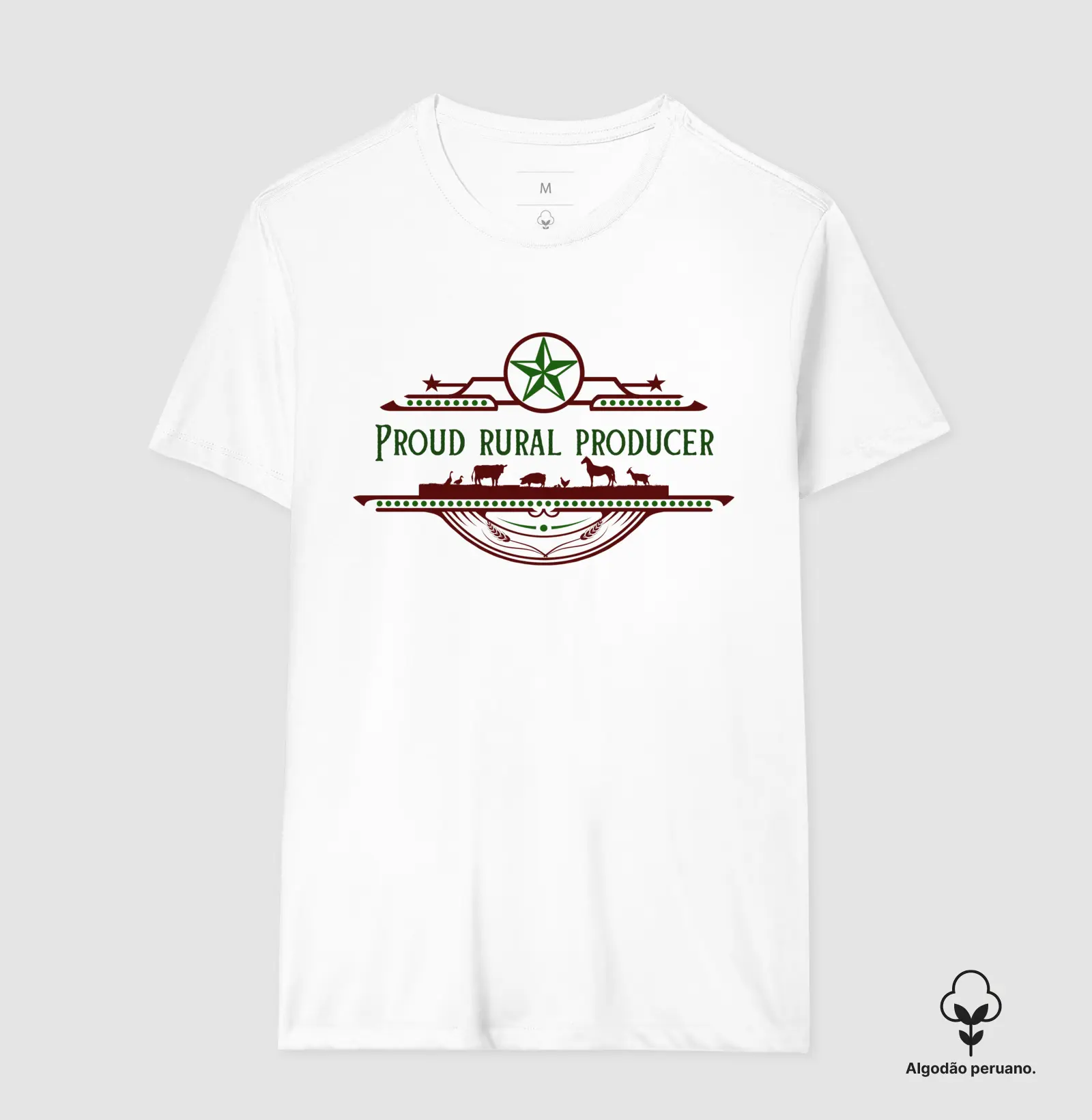 Proud rural producer - Camiseta Algodão Peruano