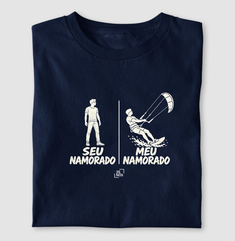 Seu Namorado, Meu Namorado — Kitesurf - Camiseta