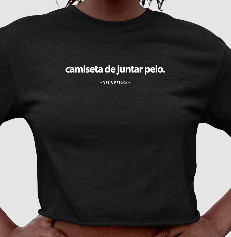 Camiseta de juntar pelo