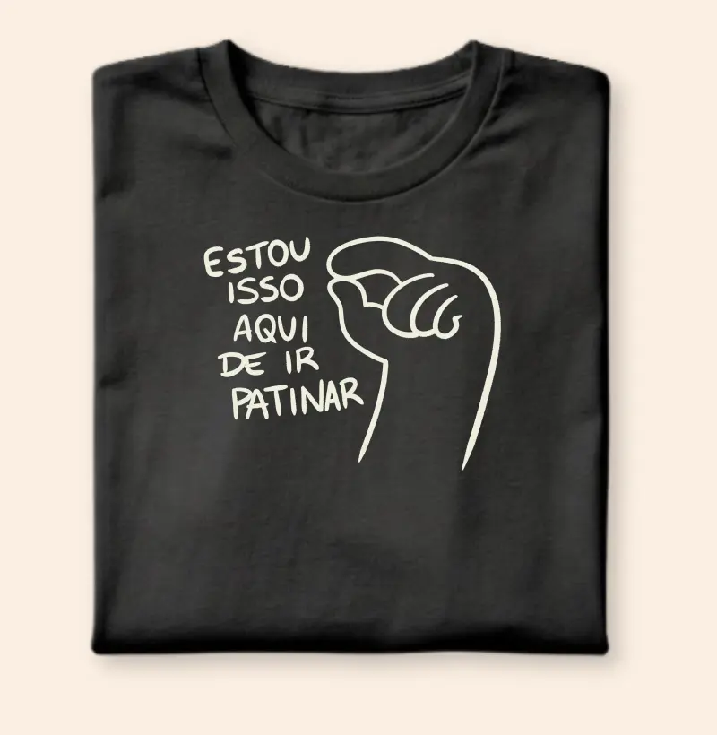 Largar tudo e ir patinar