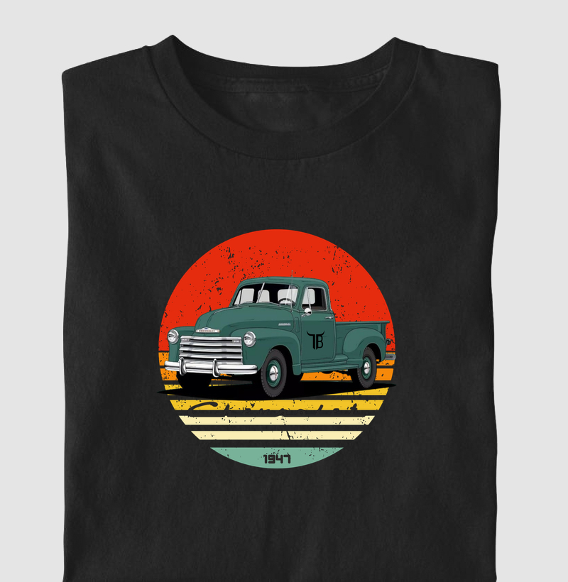 Camiseta Coleção Camionetes Agro 4x4 - Made in 80's