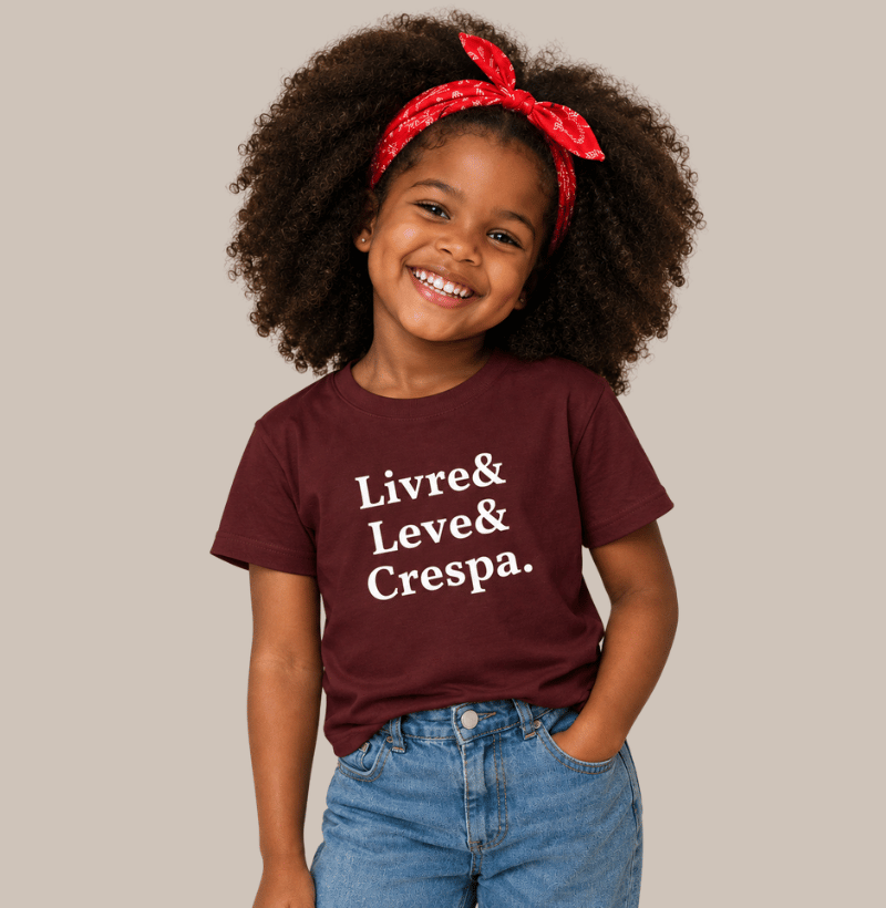 Livre & Leve & Crespa - Camiseta Infantil