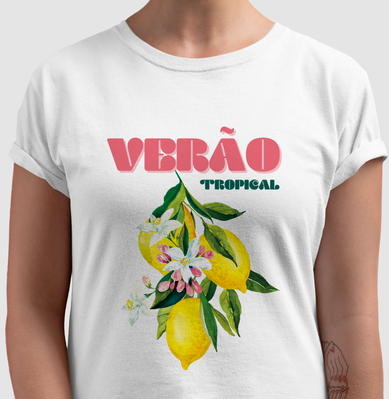 Camiseta - Verão Tropical