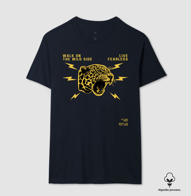 Camiseta Eu Viro Onça PIMA