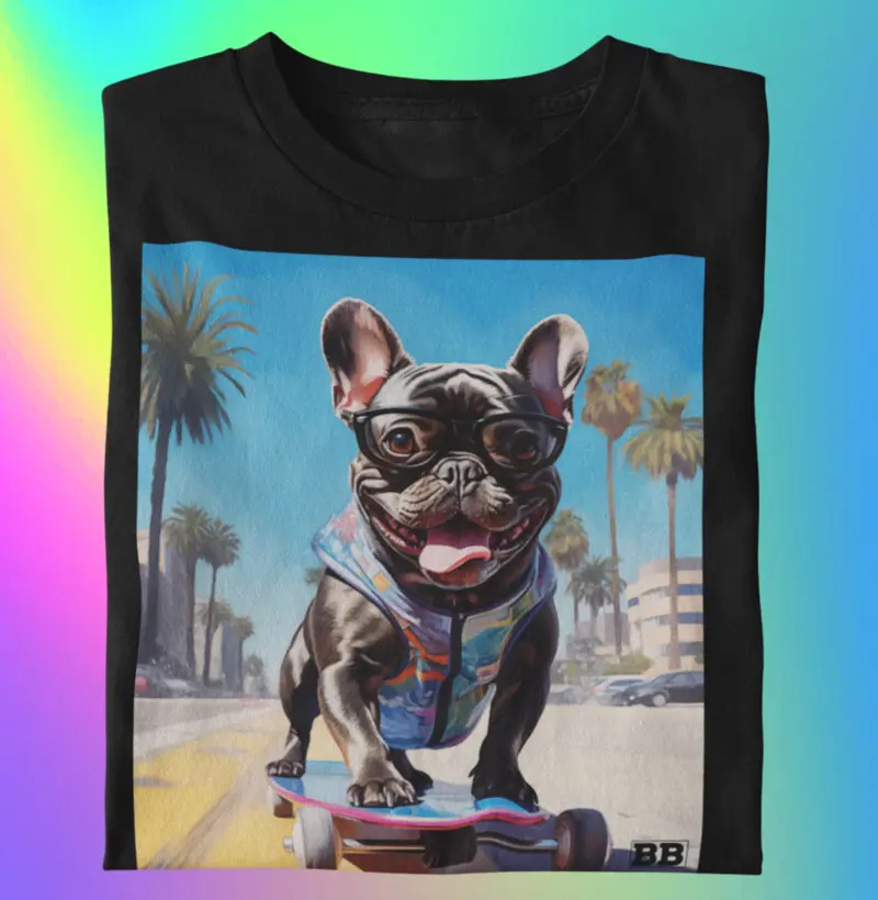 Camiseta Bulldog Frances "Skate II"
