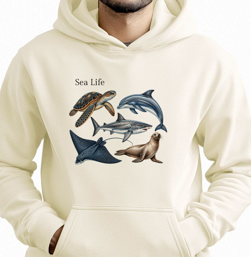 Sea Life - Hoodie Moletom