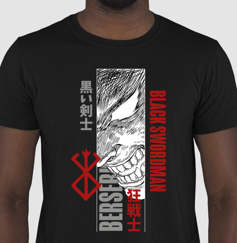 Camiseta Berserk – Black Swordsman
