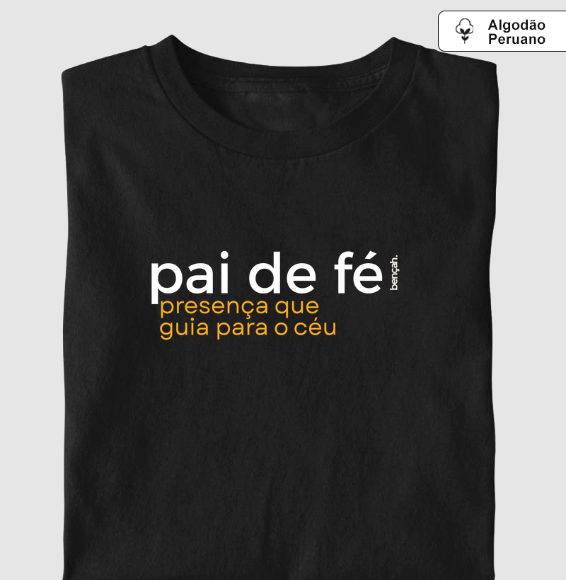 Camiseta Premium - Pai de Fé