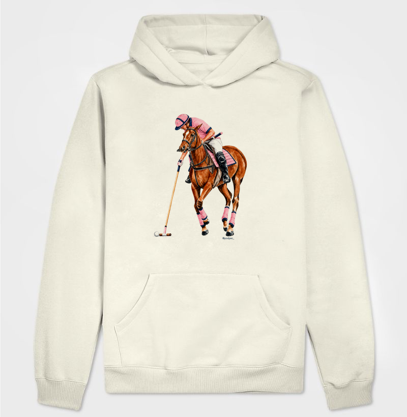 Polo - Pink&Blue - Hoodie Moletom