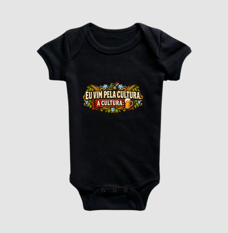 Eu vim pela cultura. A cultura: - Body Infantil
