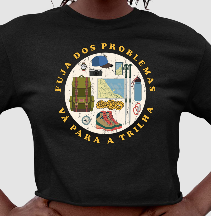 Cropped  Fuja dos Problemas e Vá para a Trilha -