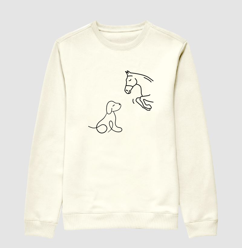 Conexão em Linha - Suéter Moletom