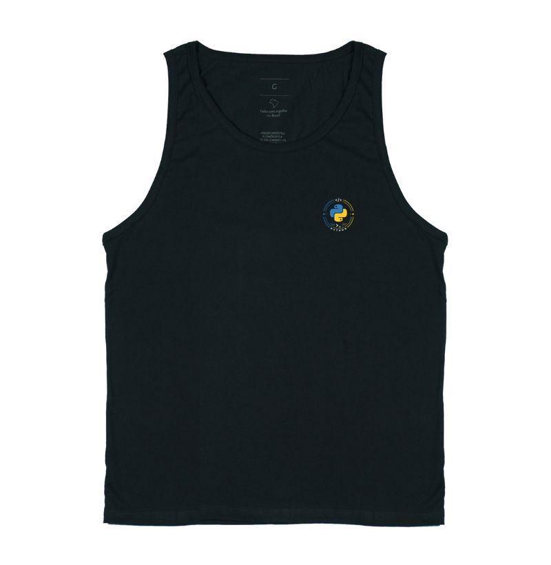 Regata Python Badge — Estampa de Bolso