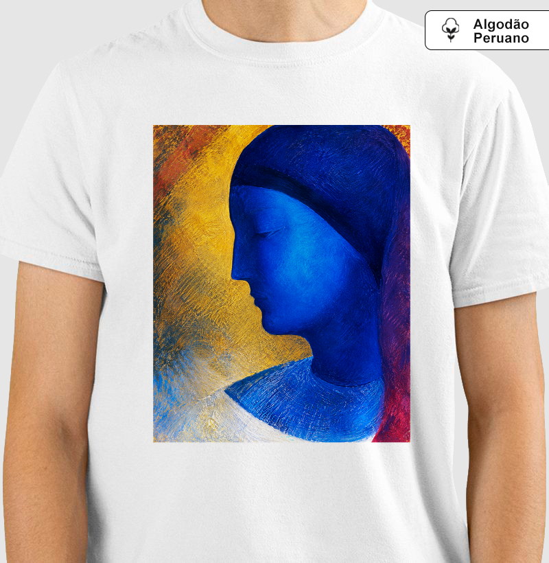 Camiseta Odilon Redon Retrato Feminino | Arte Simbolista | Algodão Peruano Premium
