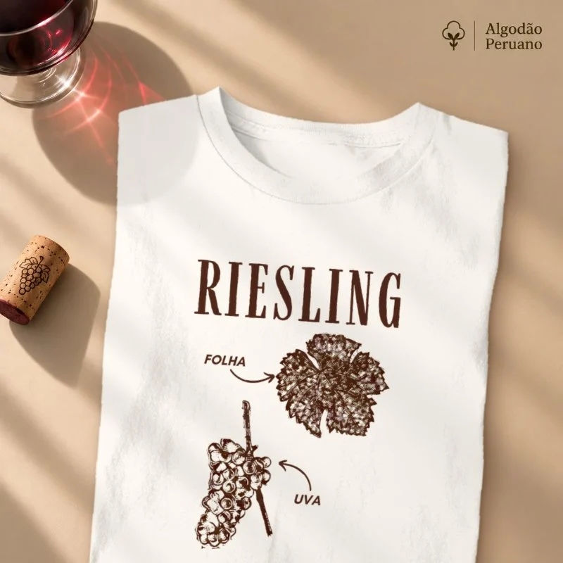 Camiseta Riesling - Camiseta Algodão Peruano