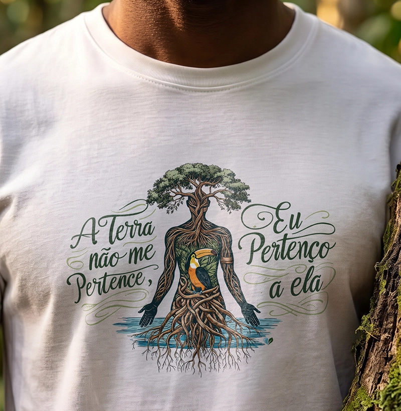A terra não me pertence, eu pertenço a ela