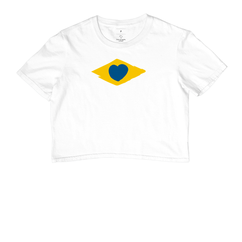 Cropped Coração Brasileiro