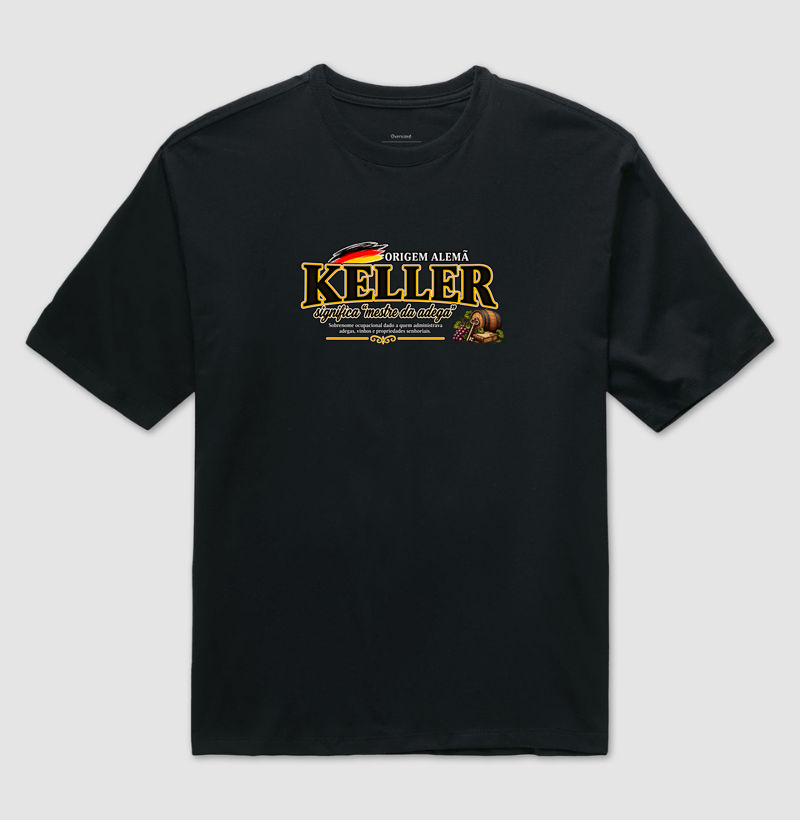 Keller  - Camiseta Oversized