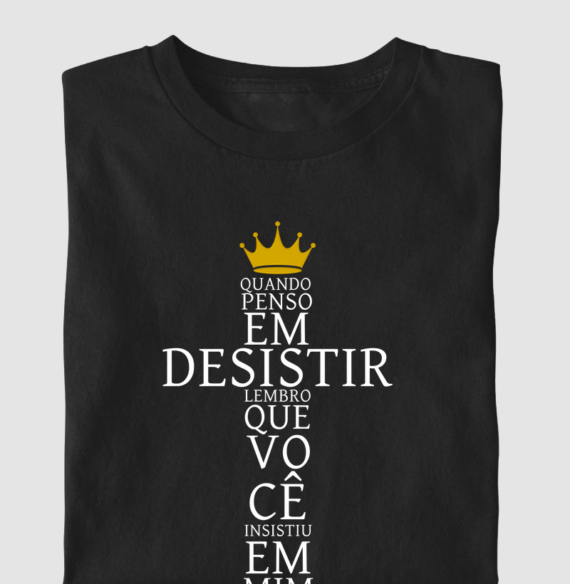 QUANDO PENSO EM DESISTIR