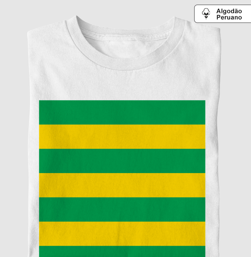 Listras Verticais - Verde e Amarela