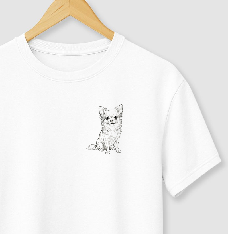 Chihuahua Pelo Longo - Desenho