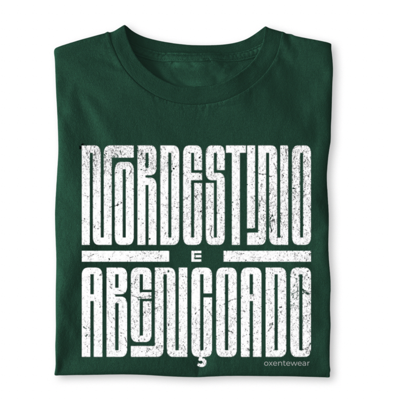 Camiseta Nordestino e Abençoado | OxenteWear
