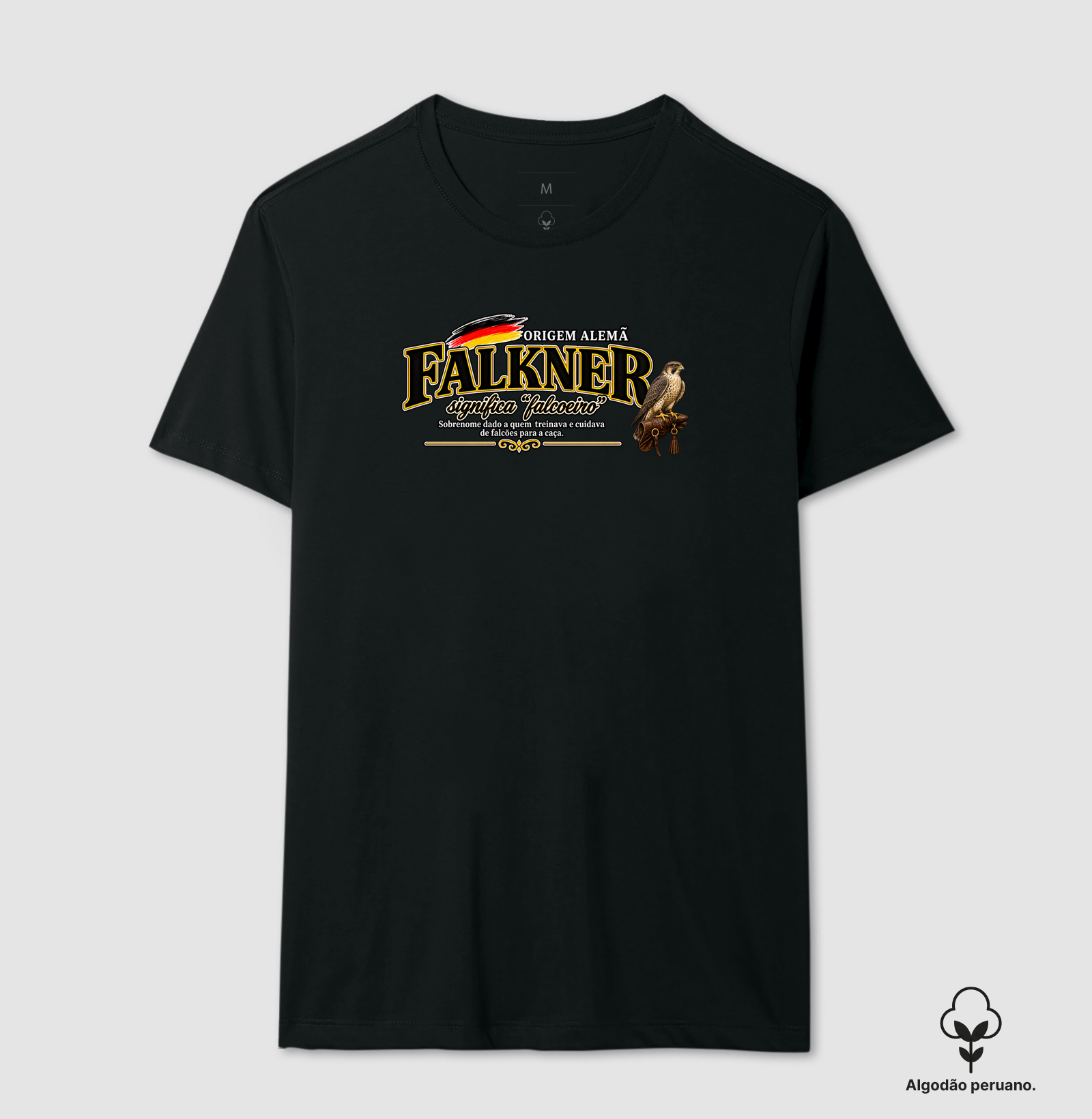 Falkner  - Camiseta Algodão Peruano