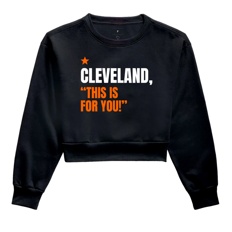 Clevaland - Cropped Moletom