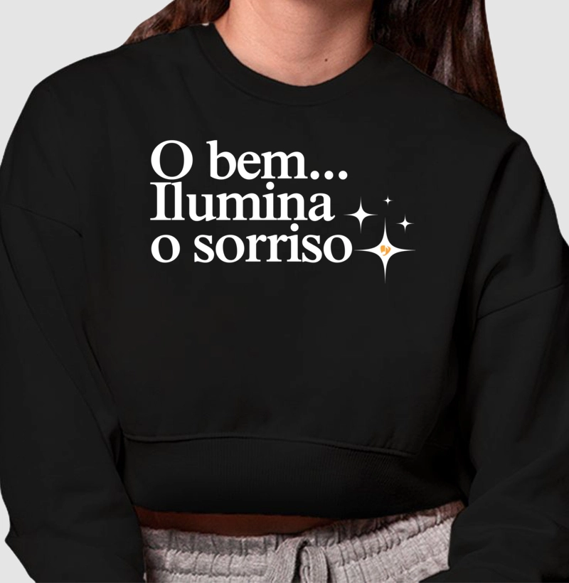 O bem ilumina o sorriso